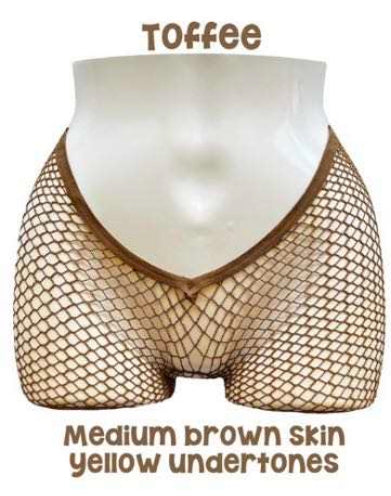 V-Cut Glitter Fishnets