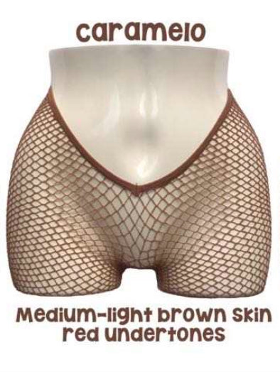 V-Cut Glitter Fishnets