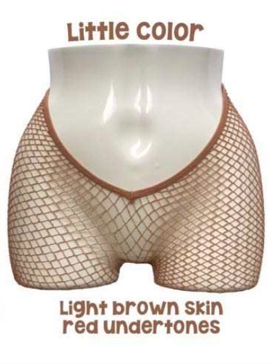 V-Cut Glitter Fishnets